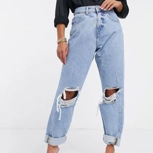 ASOS Design High Rise Slouchy Mom Jeans